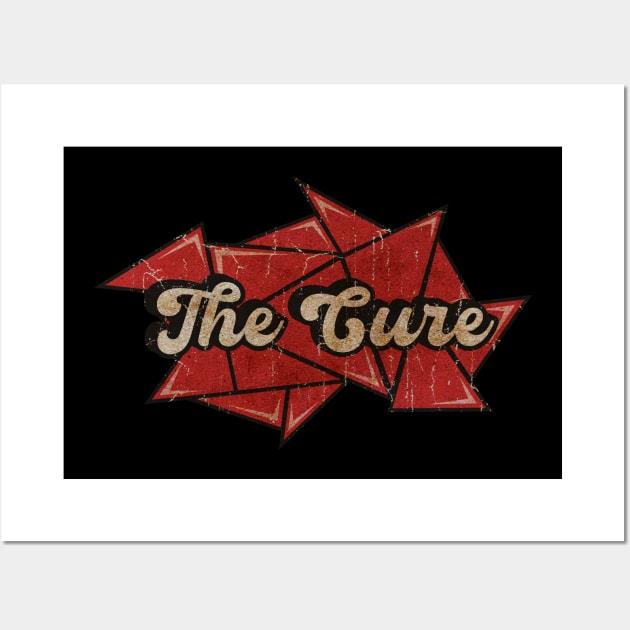The Cure - Red Diamond Wall Art by G-THE BOX